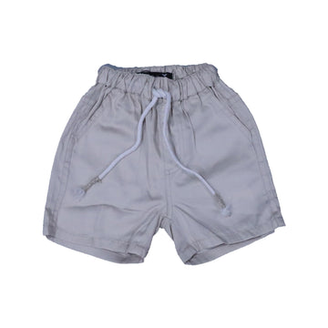 CREAM COTTON FABRIC SHORTS FOR BOYS